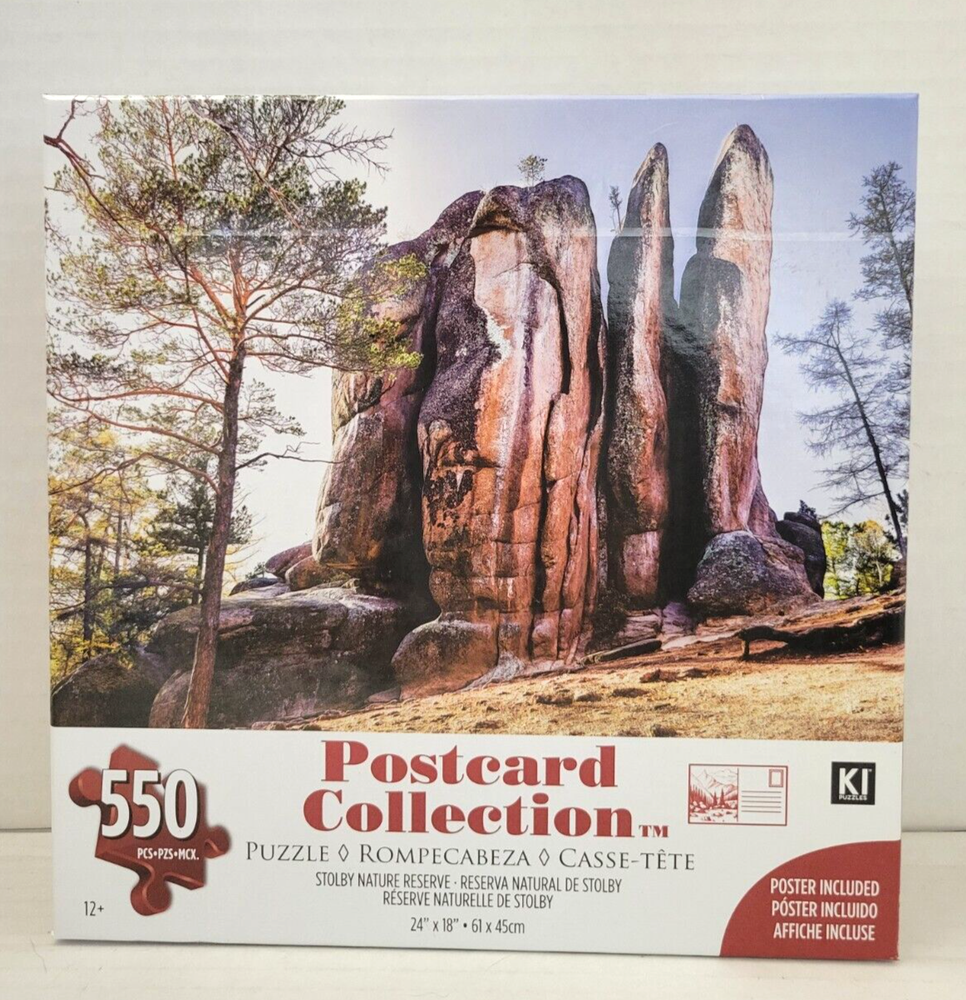 POSTCARD COLLECTION Jigsaw Puzzle 550 24 x 18 Rock Formation Nature NEW