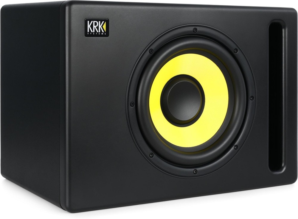 KRK S10.4 10-Inch Powered Studio Subwoofer for Professional Audio