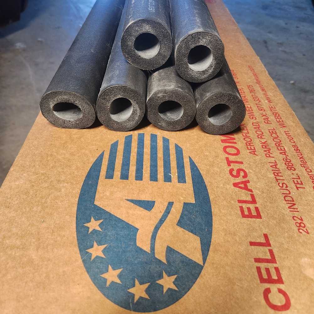 Pipe Insulation for 3/4 inch pipe. Aerocel Thermal Foam for: copper, pvc, 6-PACK