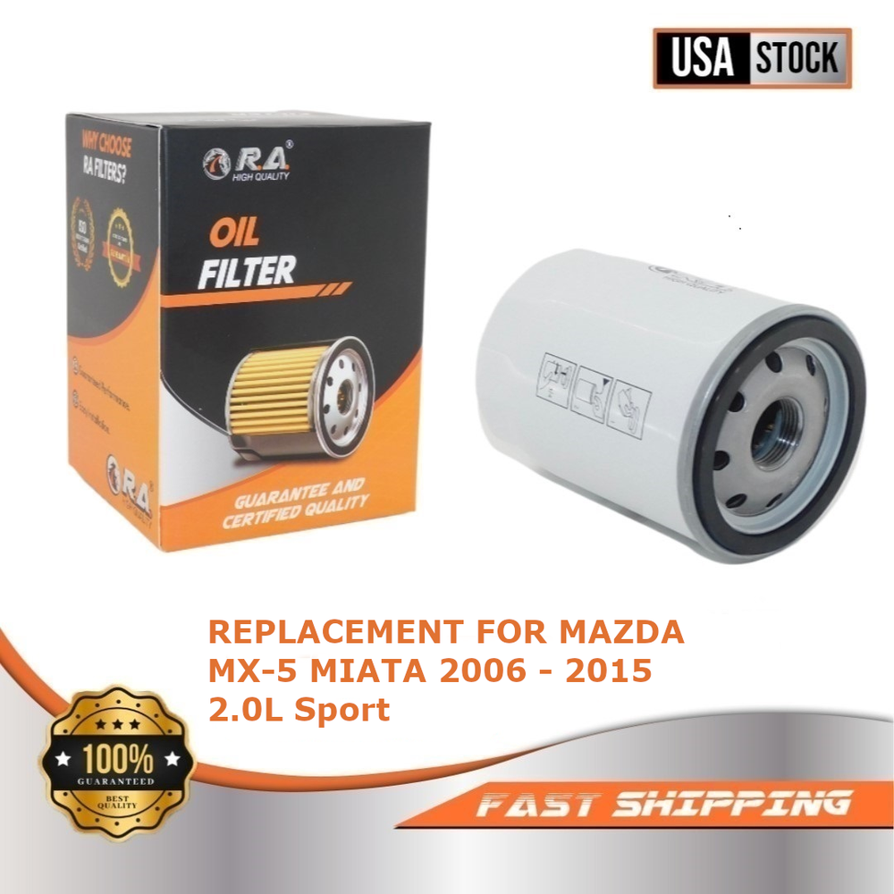 3614 Spin-On Engine Oil Filter for MAZDA MX-5 MIATA 2006 - 2015 2.0L Sport
