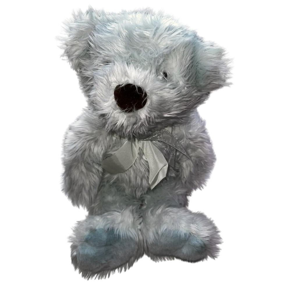 Fluffy Teddy Bear Plush Stuffed Animal with Cute Bow Accent
