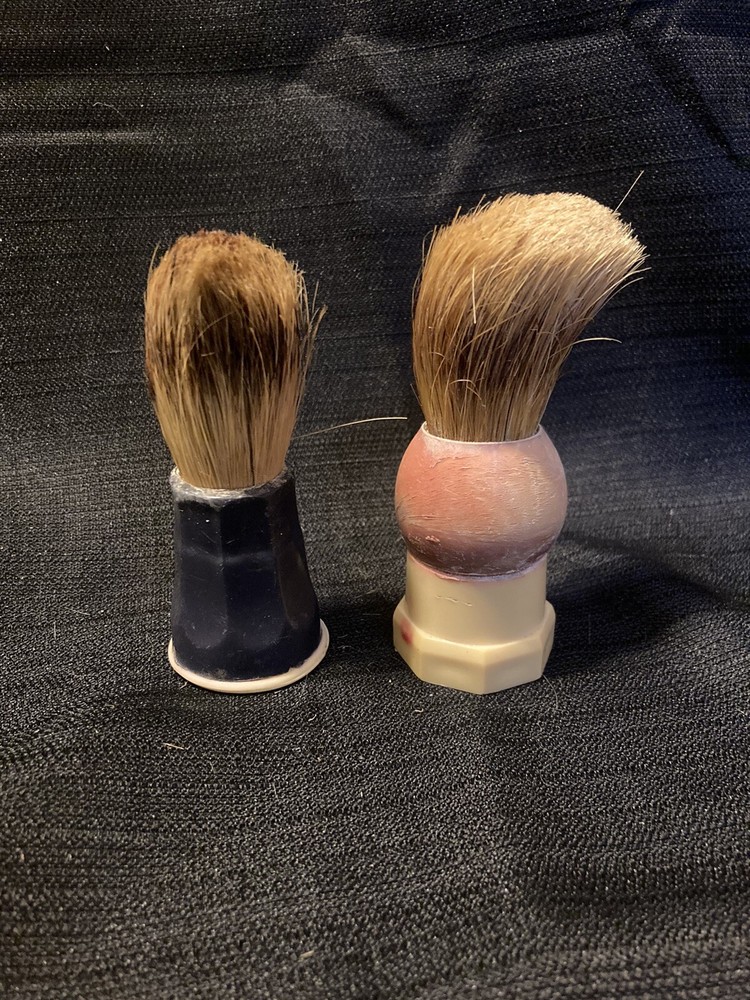 Lot Of 2 Vintage Erskine Shaving Brushes