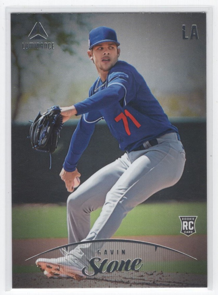 2023 Panini Chronicles Luminance Gavin Stone Dodgers RC #4 Rookie Card  