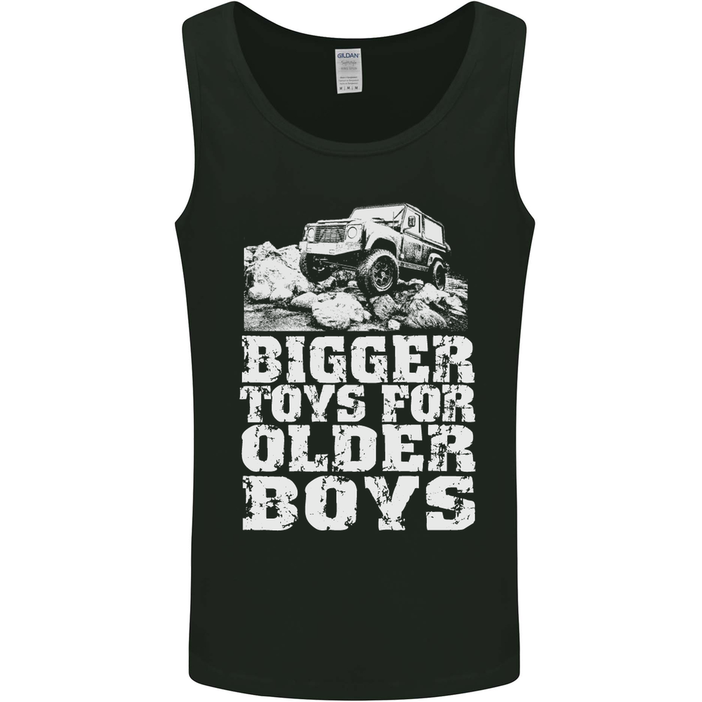 Bigger Toys Older Boys 4X4 Off Roading Mens Vest Tank Top