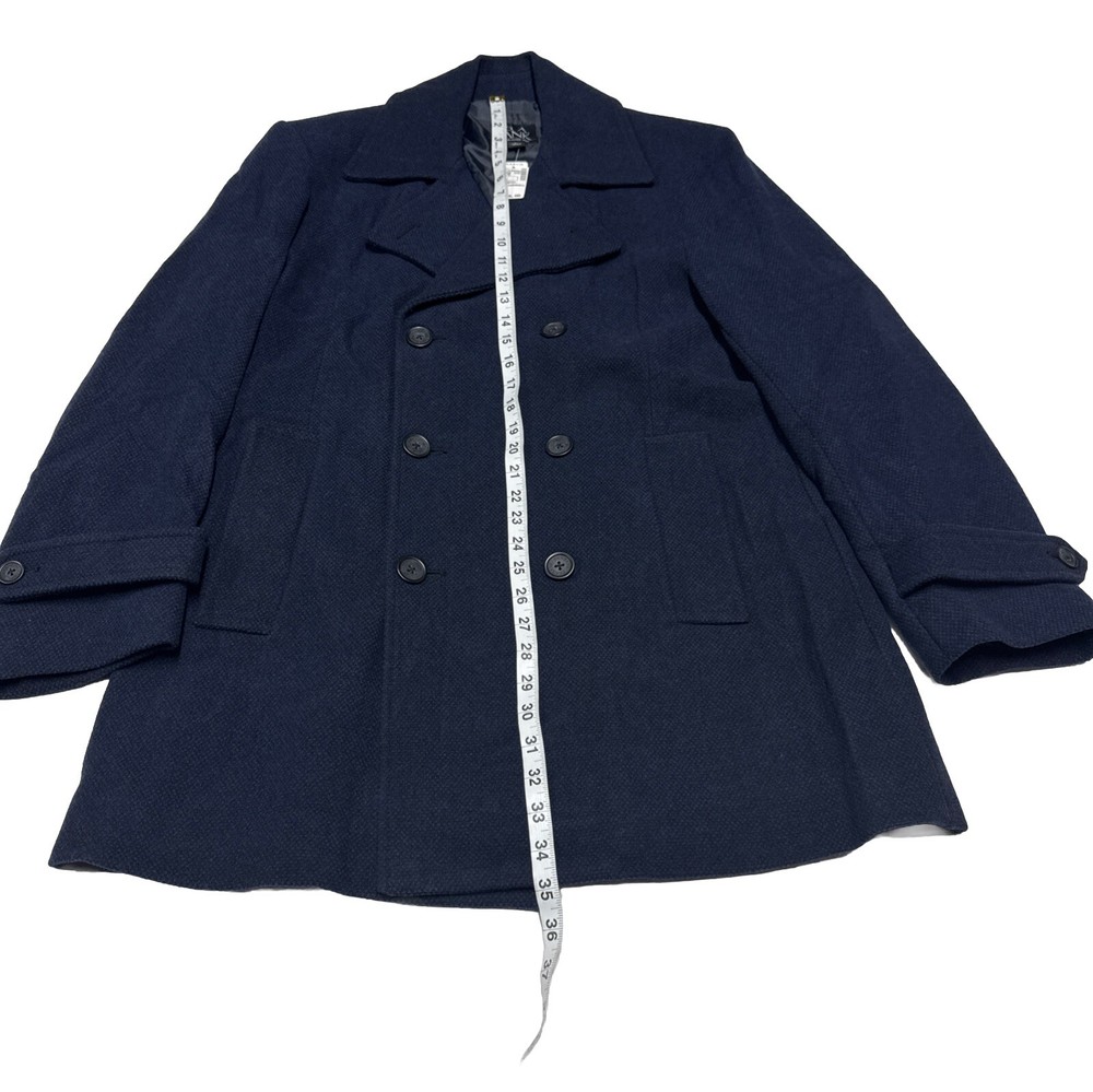 Jos A Bank Mens Winter Wool Blend Polyester Nylon Lined Coat