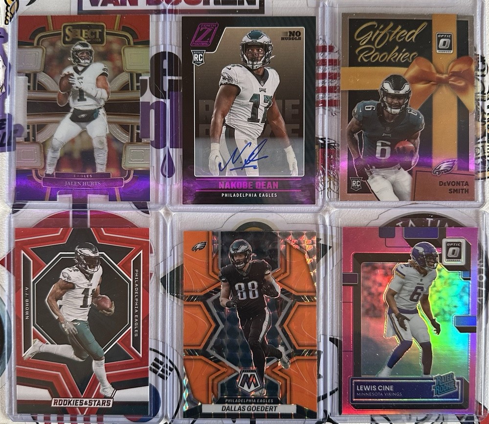 Philadelphia Eagles Rookie Autograph Lot(12 cards)