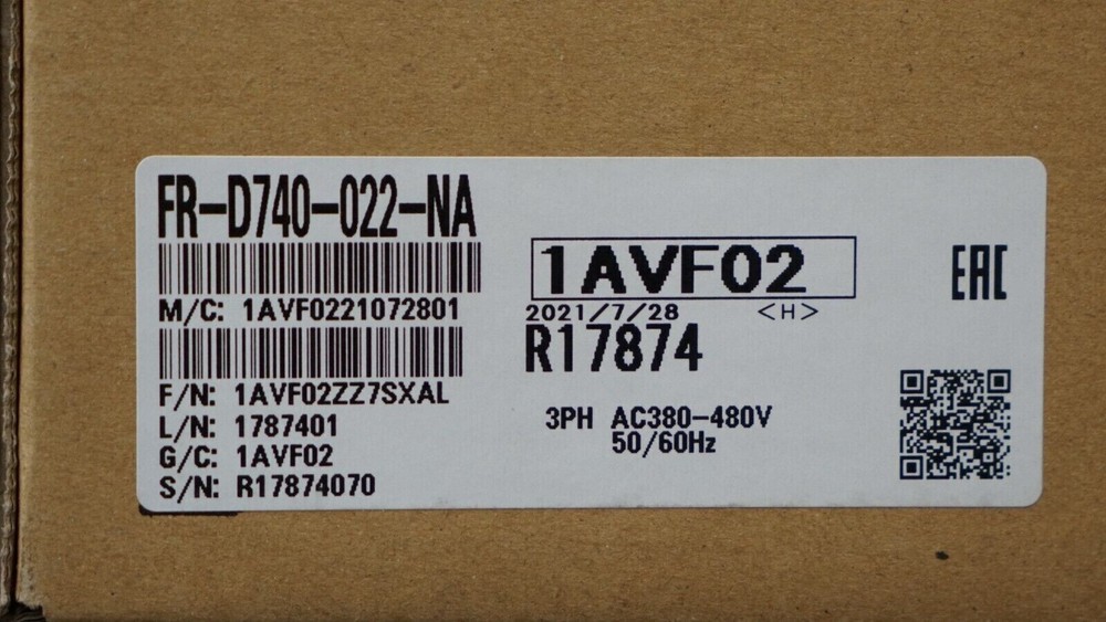 Fr-D740-022-Na 1Pcs New Mitsubishi Inverter Frd740022Na