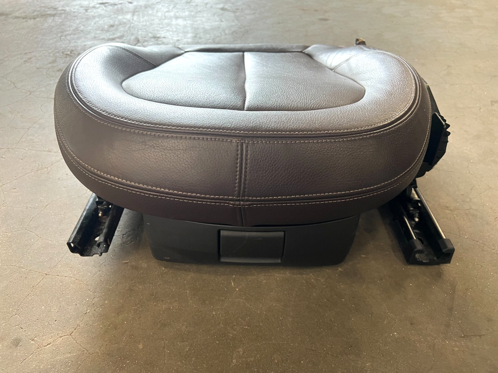 BMW X1 2016-2019 Driver Side Lower Seat Brown w Track Frame OEM LOT3545