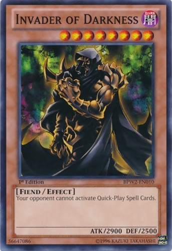 Invader of Darkness OP08-EN013 Common Unlimited NM OTS Tournament Card