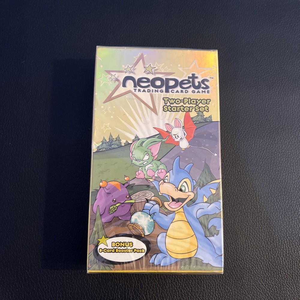 Neopets TCG Two-Player Starter Set Deck W/ Bonus Booster Pack New Sealed