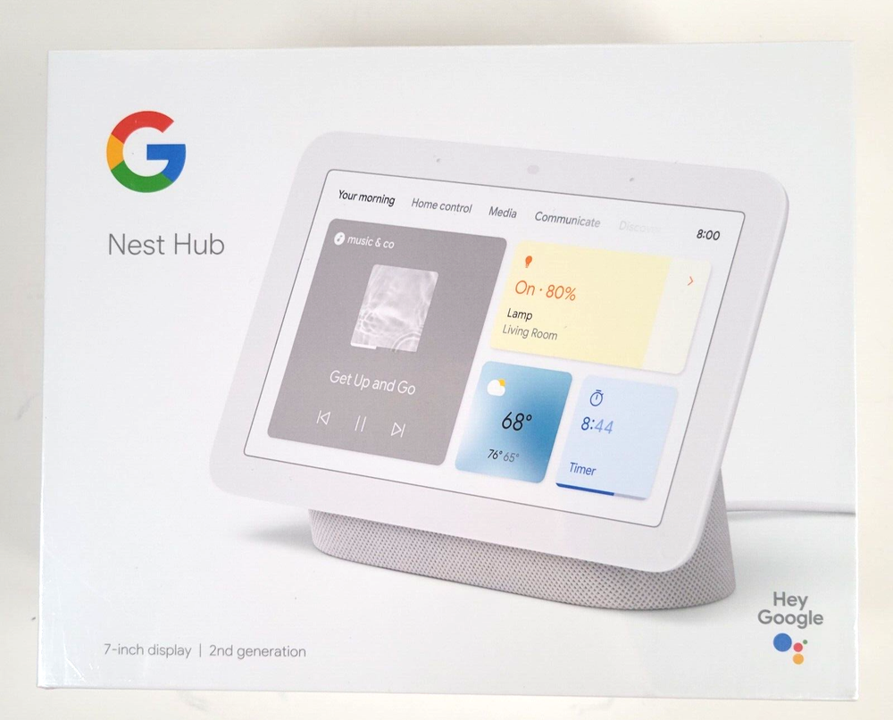 Google Nest Hub 2nd Generation Smart 7-inch Display - Gray Charcoal SEALED