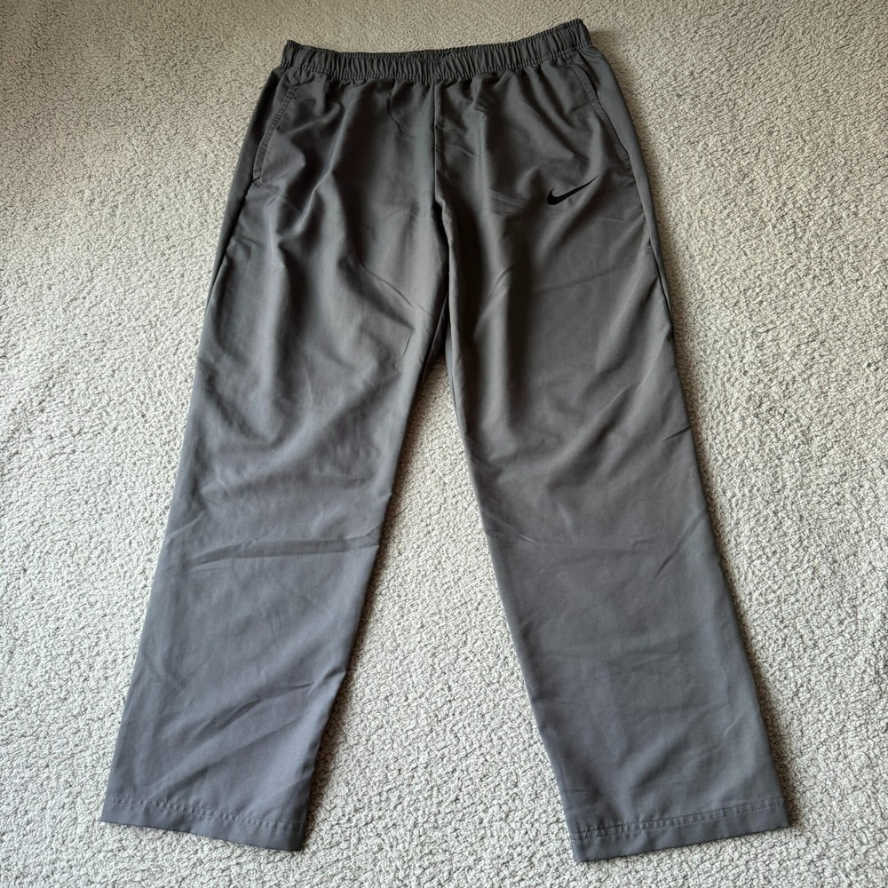 NEW Nike Pants Mens 2XL XXL Gray Dry Team Training Jogger Track Athletic Dri-Fit