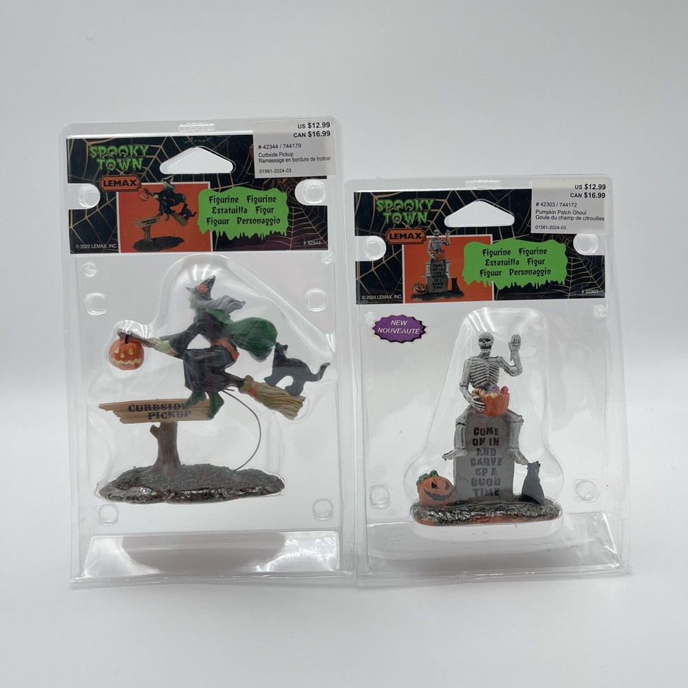 Lemax Spookytown Pumpkin Patch Ghoul Halloween Decor NEW