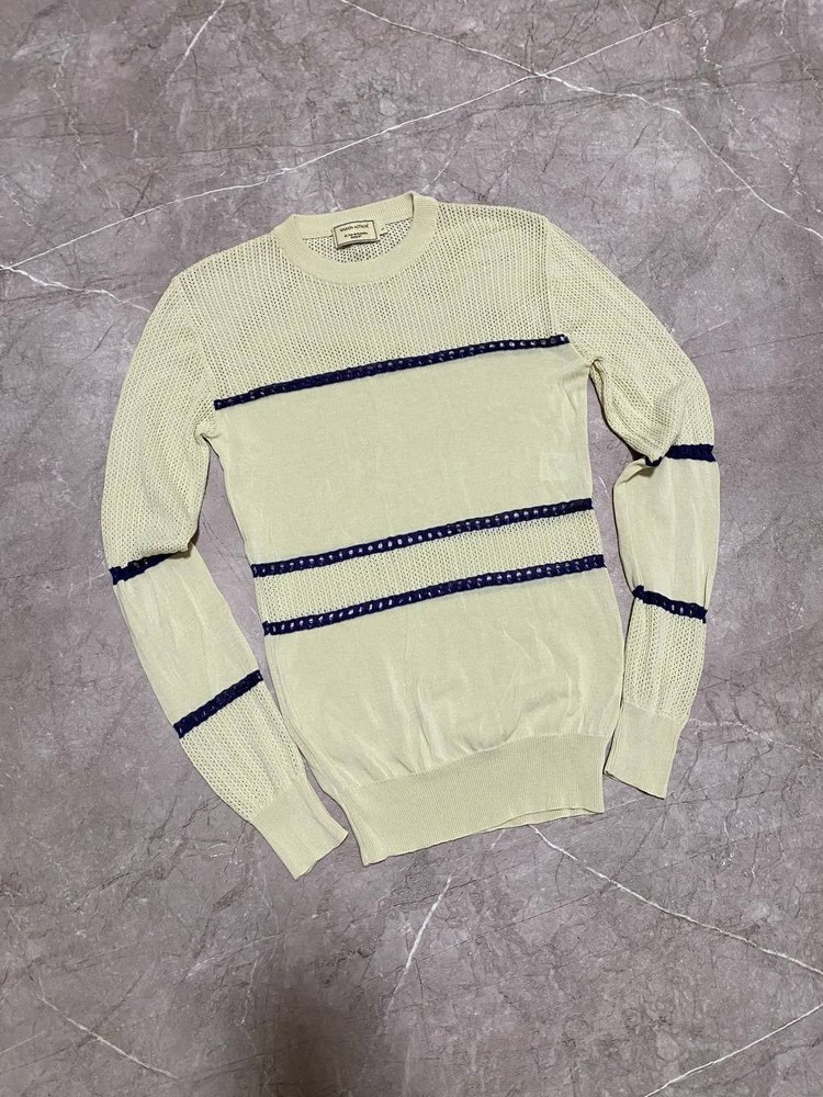 Rare Maison Kitsune Viscose White Sweatshirt Made in Italy White Size L