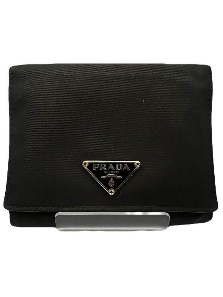 Prada Nylon Brown Wallet Pre-Owned T364-1