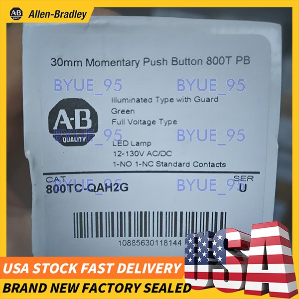 New Sealed Allen Bradley 800TC-QAH2G Free Shipping