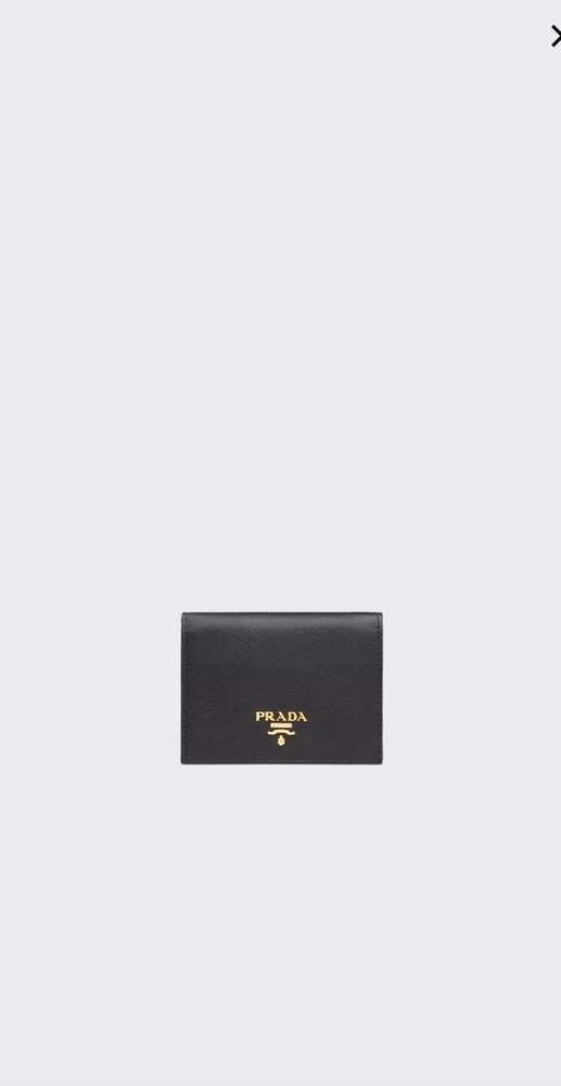 Prada Small Saffiano Leather Wallet in Luxe Design