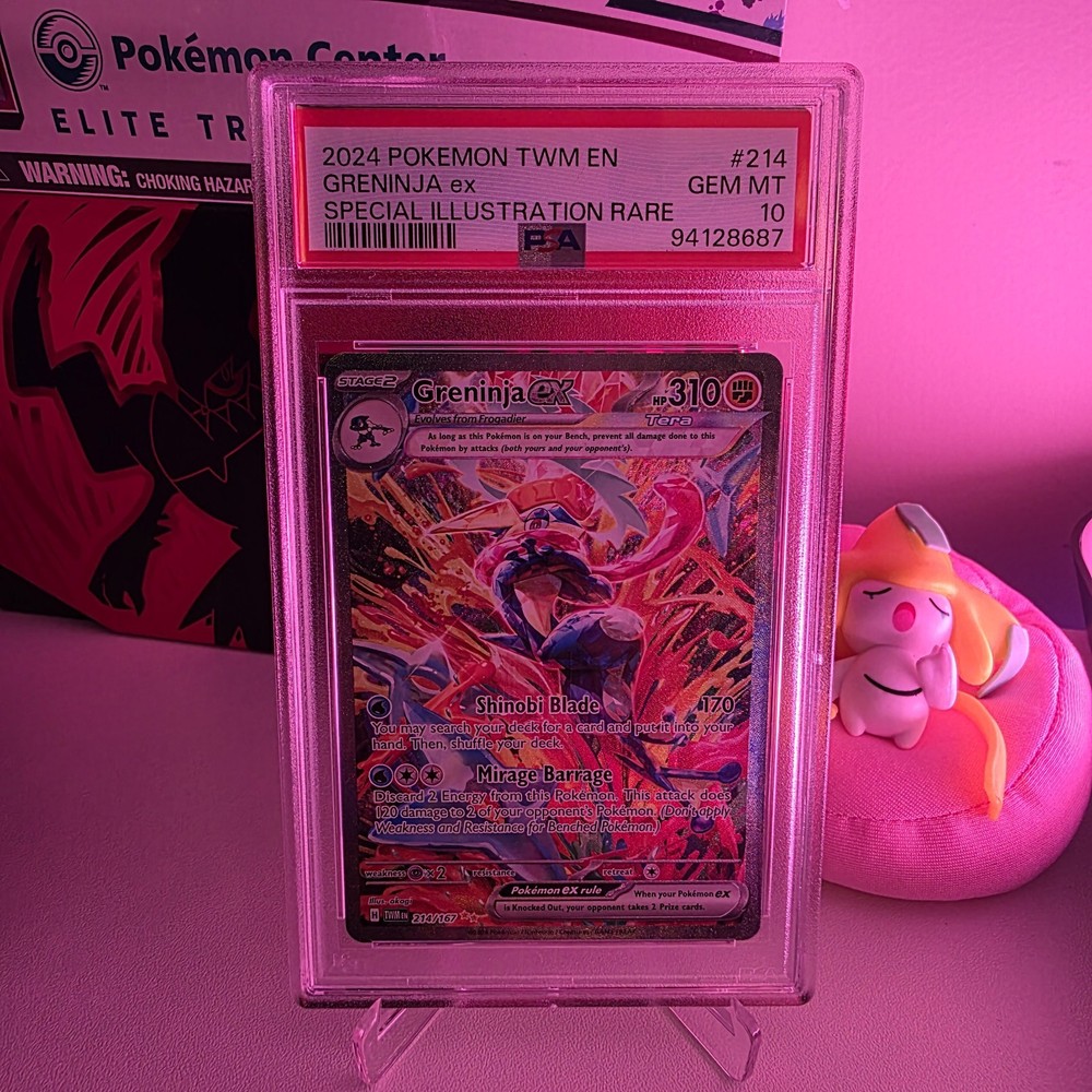 Greninja EX 214/167 SIR Twilight Masquerade PSA 10 GEM MINT Pokemon Card