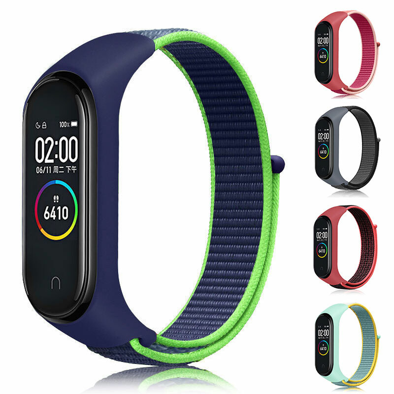 Xiaomi Mi Band 3 4 5 6 Nylon Replacement Strap Watchband Wristband