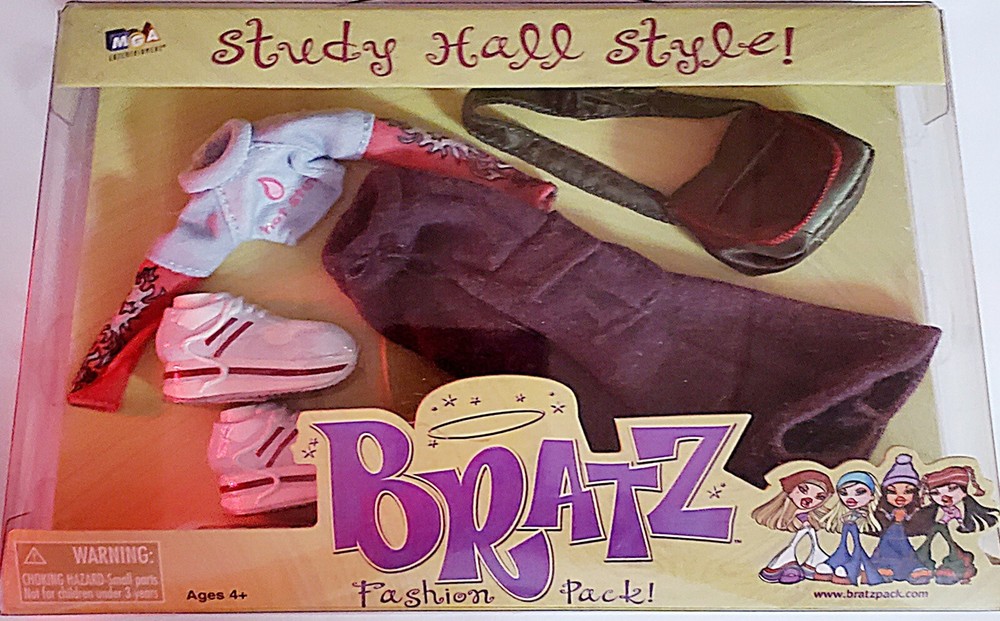 bratz fashion pack study hall style new in package