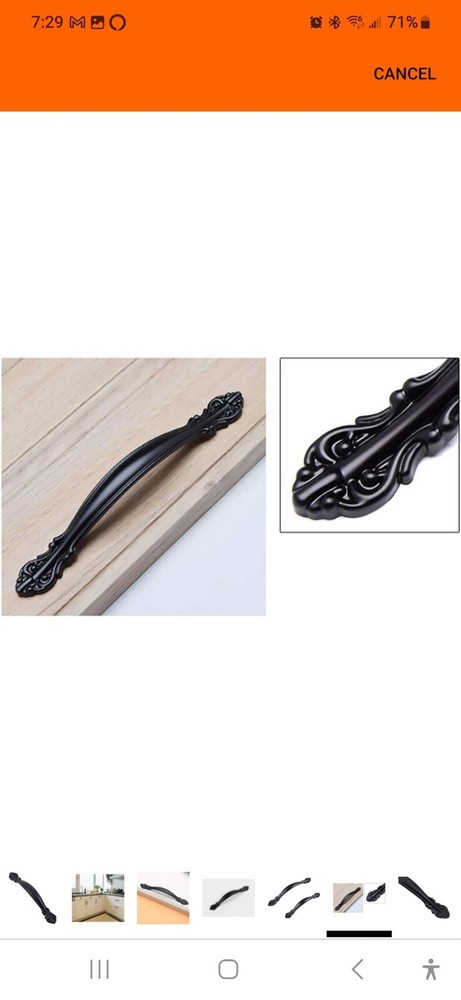 victorian style cabinet pulls 5 inch flat black set of 4