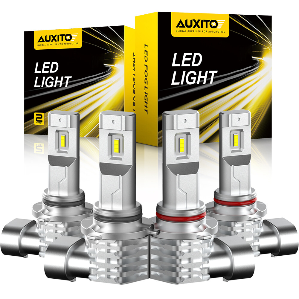 9006 9005 LED Headlight KIT Combo Bulbs 6500K High Low Beam Super Bright White