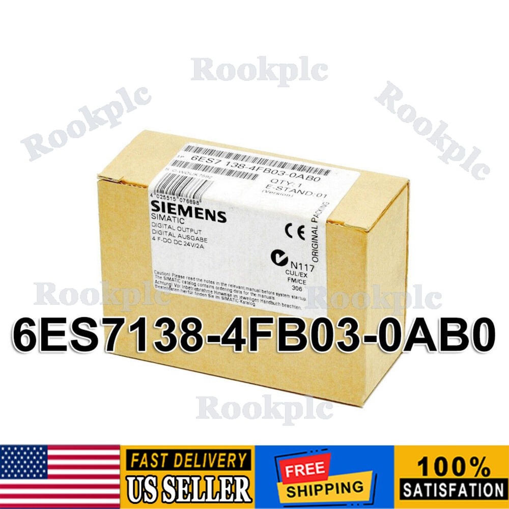 New Siemens Electronics module f. ET200S 6ES7138-4FB03-0AB0 6ES7 138-4FB03-0AB0