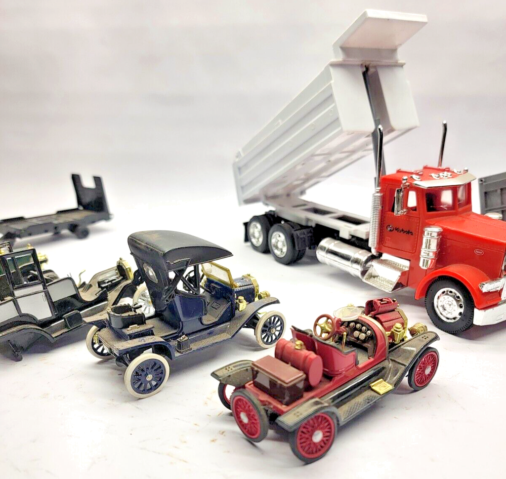 Collectable /Toy cars lot. Dump Trucks, Nascar, Ford Model T's, Kubota.