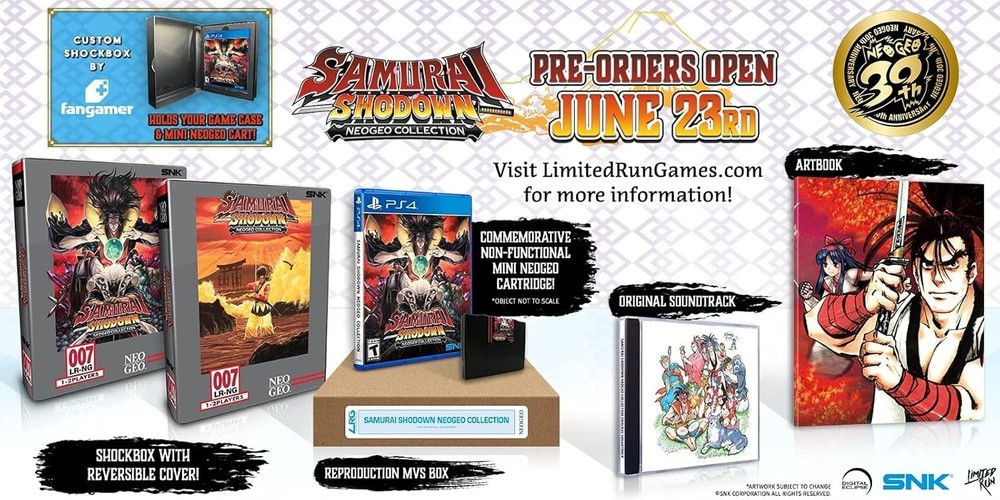 \NEW SEALED PlayStation 4 Samurai Shodown NEOGEO Collection Classic Edition PS4