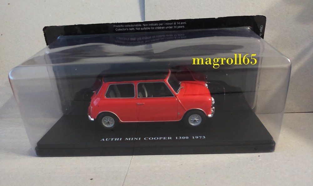 1973 AUTHI MINI COOPER 1300 1/24 IXO NEW NEW MINT IN BLISTER