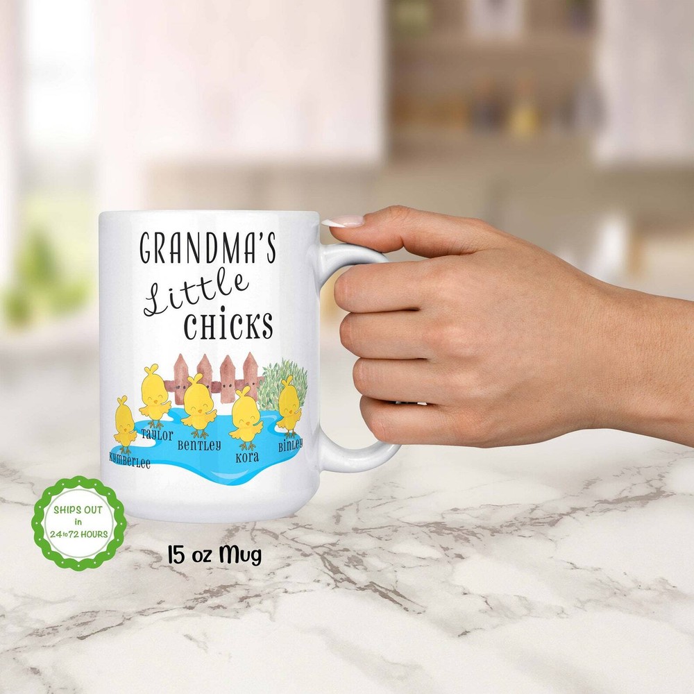 Personalized Grandma Mug Chick Mug Grandma Custom Gift