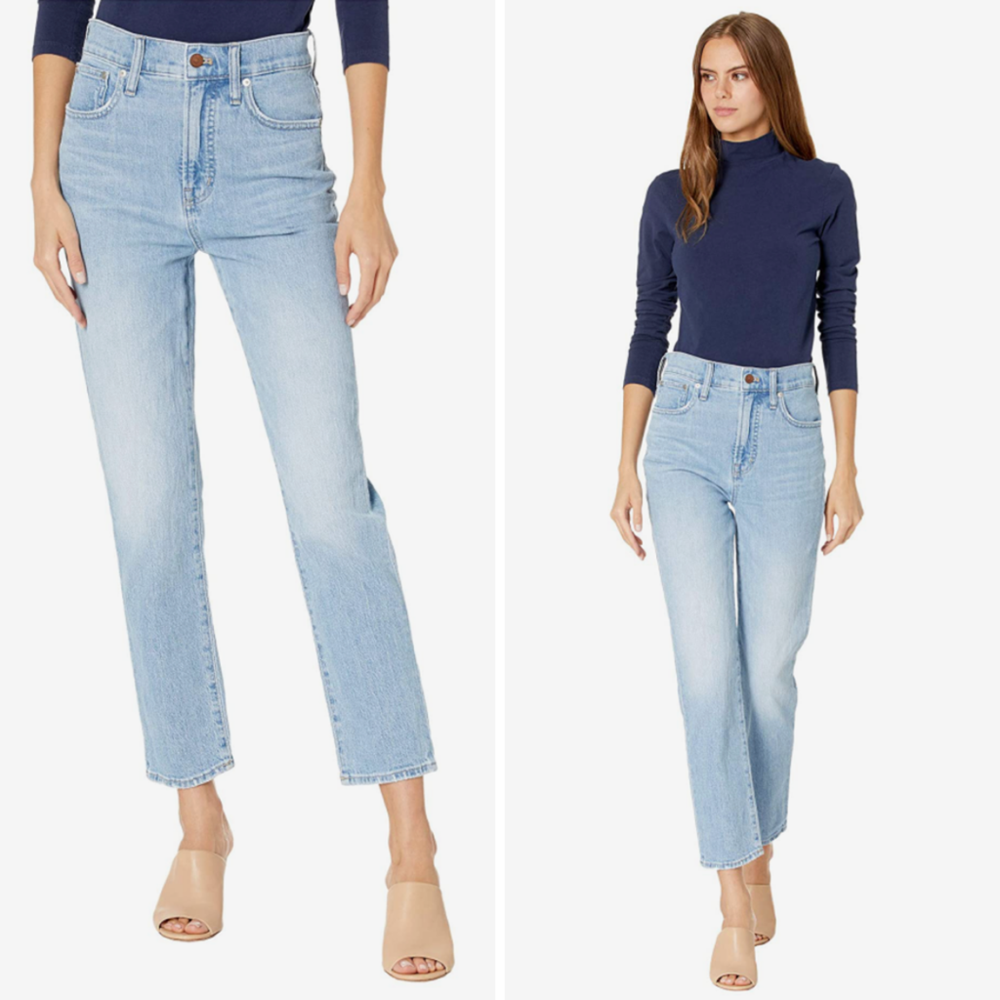 Madewell Perfect Vintage High Waist Jeans Marian Wash Size 32 New With Tags