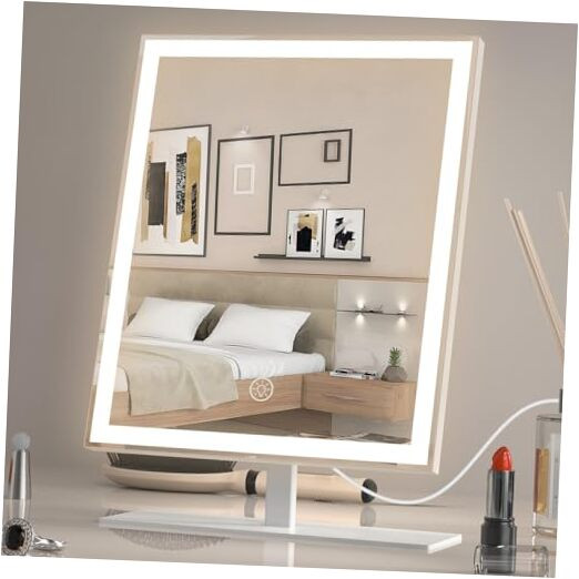 LED Vanity Mirror with 3 Color Modes & Dimmable Lights for Makeup