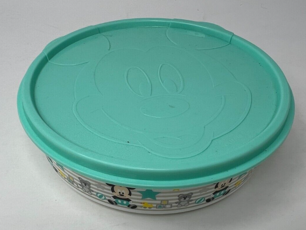 Tupperware Disney Baby Mickey Mouse Container with Lid 6403B-5 for Kids Storage