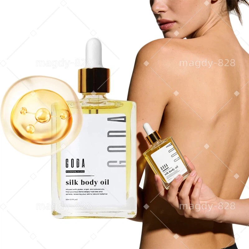 GODA Silk Body Oil Goda Perfume Oil Bath & Shower Oil Smooth Skin 1.7oz EXP 2027