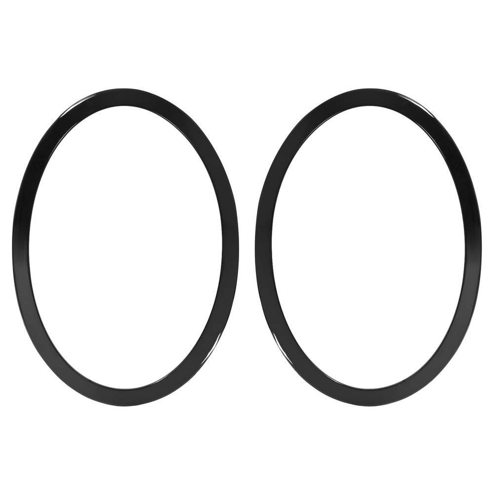 For Mini Cooper F55 F56 F57 2014-2021 Black Headlight Ring Bezel Cover Trim Set