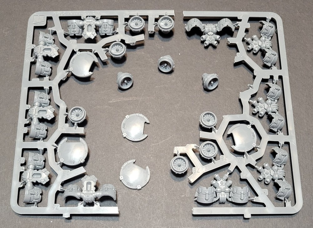 5 Jump Packs from MkII Assault Squad Space Marines Warhammer 40k Horus Mark 2