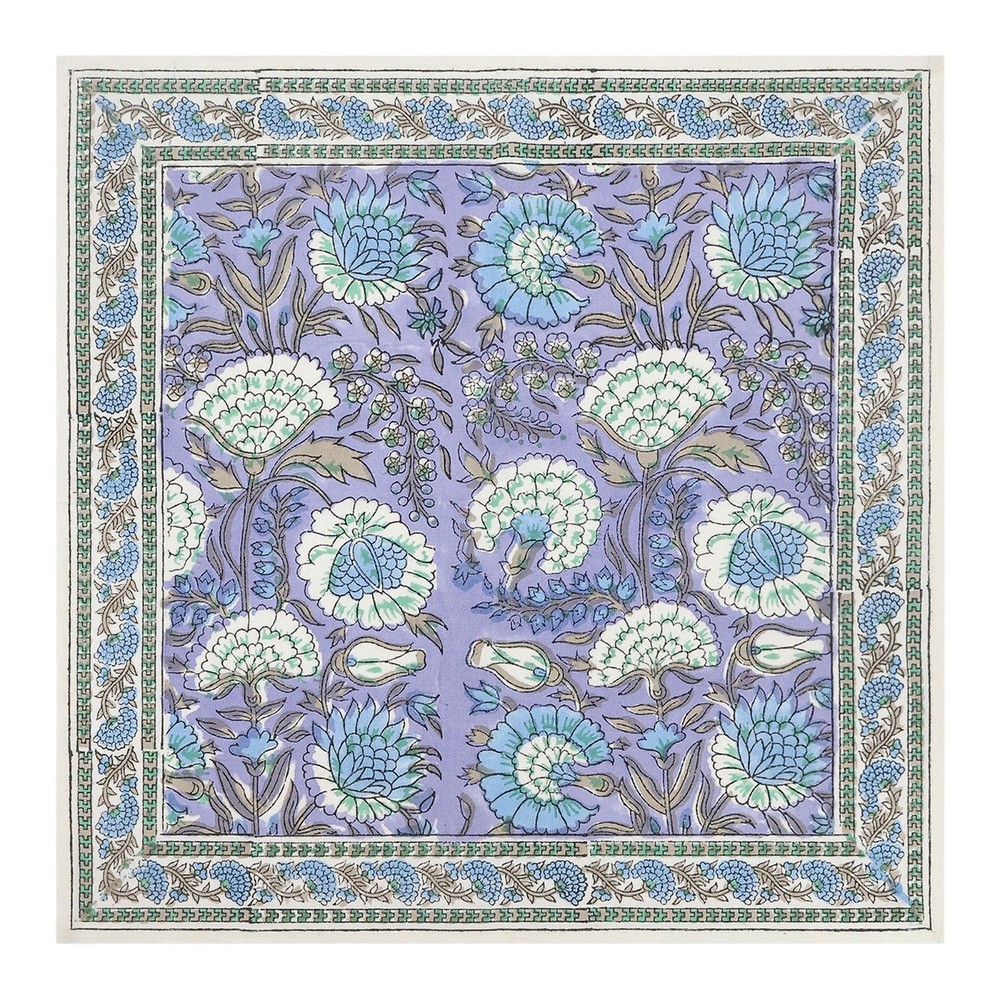 Hand Block Print Cotton Napkins – Sustainable Kitchen & Dining Linens