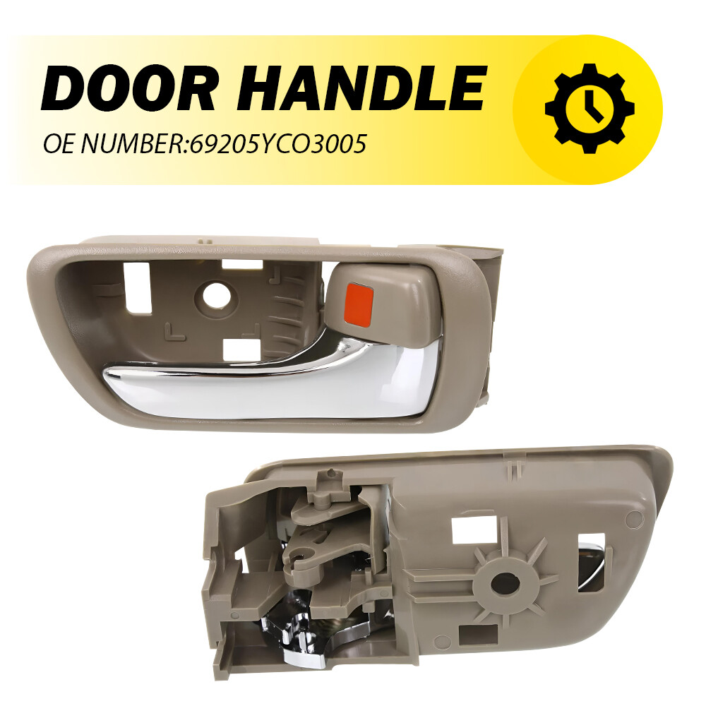 Beige Inner Door RH Handle Armrest For Toyota 05-06 Camry Base 02-06 Camry 2PC M
