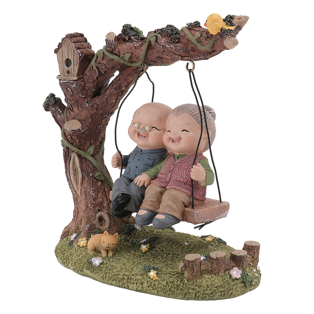 Anniversary Figurines for Couple Gift Elderly Ornaments Lovers