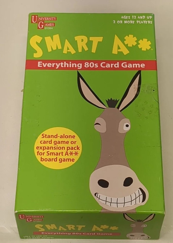 Smart A** Everything 80s Card Game Stand Alone or Expansion Pack NEW