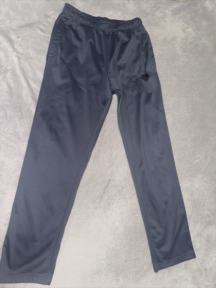 The North Face Sweatpants Adult M Gray Track Joggers Athletic Lounge Logo Mens