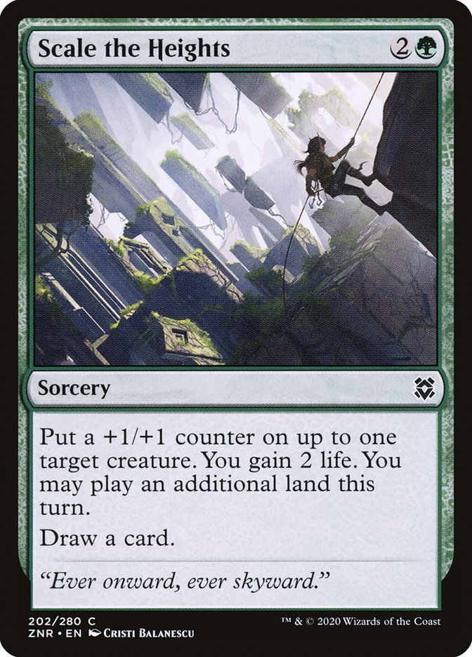 Zendikar Rising MTG ZNR 202 Scale the Heights Card