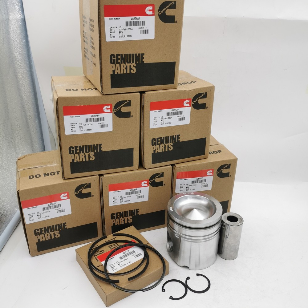 6X Piston & Ring Set for 2004-2007 Dodge Ram 5.9L 24V with Pins & Clips