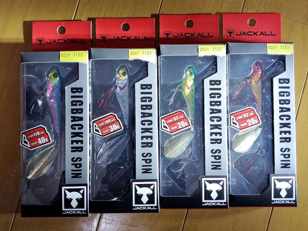 Fishing Lure Jackall Big Backer Spin 4 Points