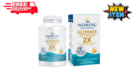 Nordic Naturals Ultimate Omega 2X Fish Oil 2150mg 180 Softgels