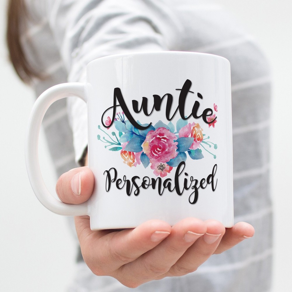 Personalized Gift For Aunt Mug Custom Mug For Aunts New Aunt Gift Pregnancy