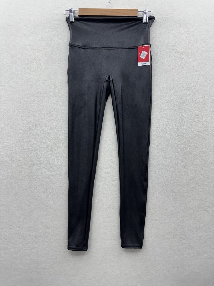 Spanx Women’s Medium Faux Leather Leggings NWT