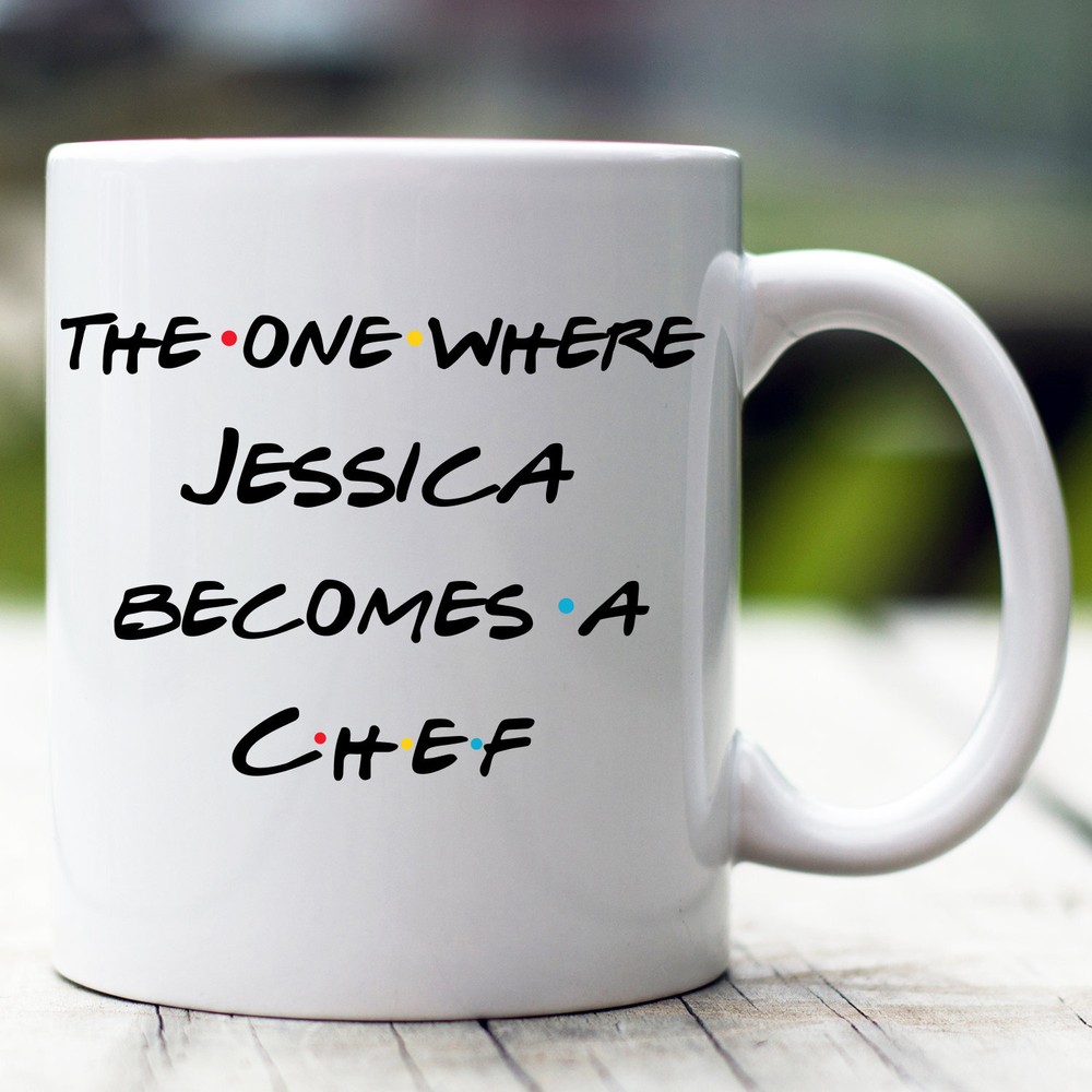 Personalized Chef Mug The One Where Becomes Chef Custom Chef Mug Chef