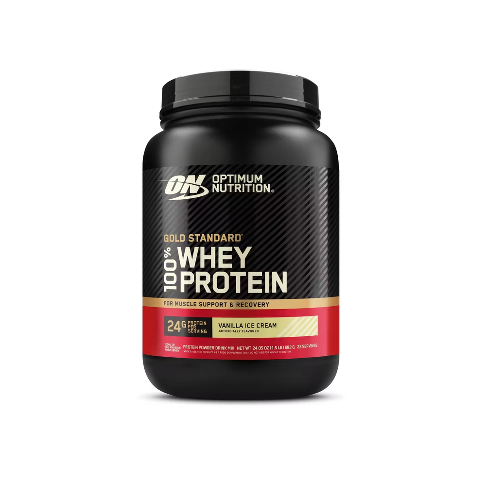 Optimum Nutrition Gold Standard 100% Whey Protein Powder - Vanilla Ice Cream